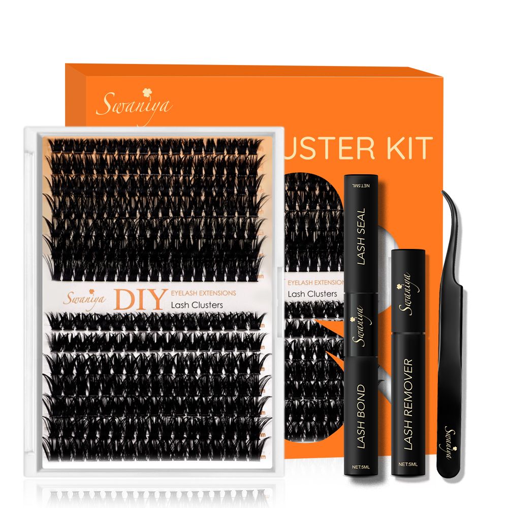DIY kirpik klasterləri dəstləri